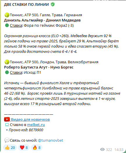 Бесплатный прогноз с рекламой