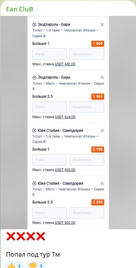 Бесплатные прогнозы на тотал больше