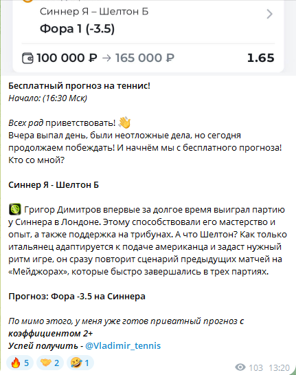Бесплатный прогноз на фаворита