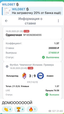 Бесплатный прогноз на угловые