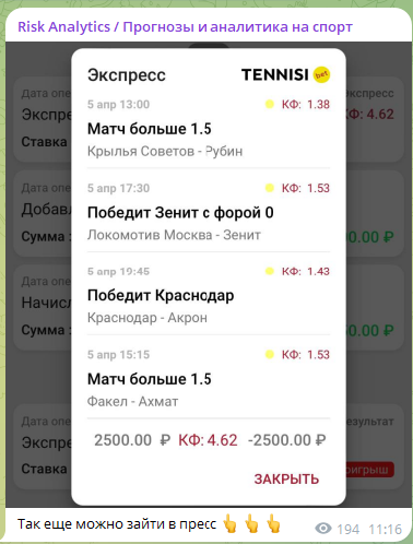 Характерный экспресс с низкими коэффициентами