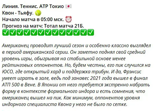 Tennis Pro ставки Телеграмм