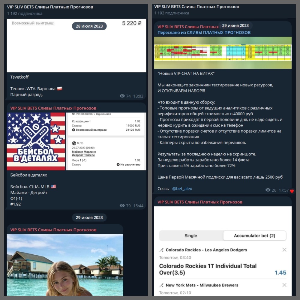 vip sliv bets сливы платных прогнозов