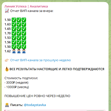 линия успеха аналитика телеграм