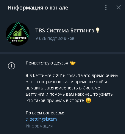 TBS Система беттинга