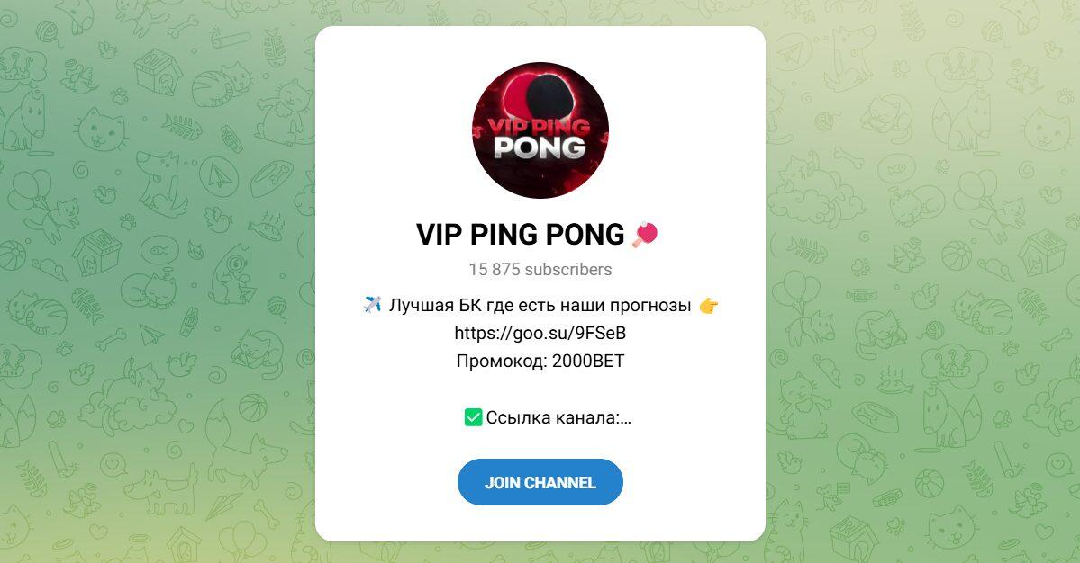 Канал Telegram Vip Ping Pong – Отзывы об Андрее, Кирилле и Милене