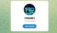 Канал Telegram 1probet со Ставками на Футбол и Хоккей – Реальные Отзывы